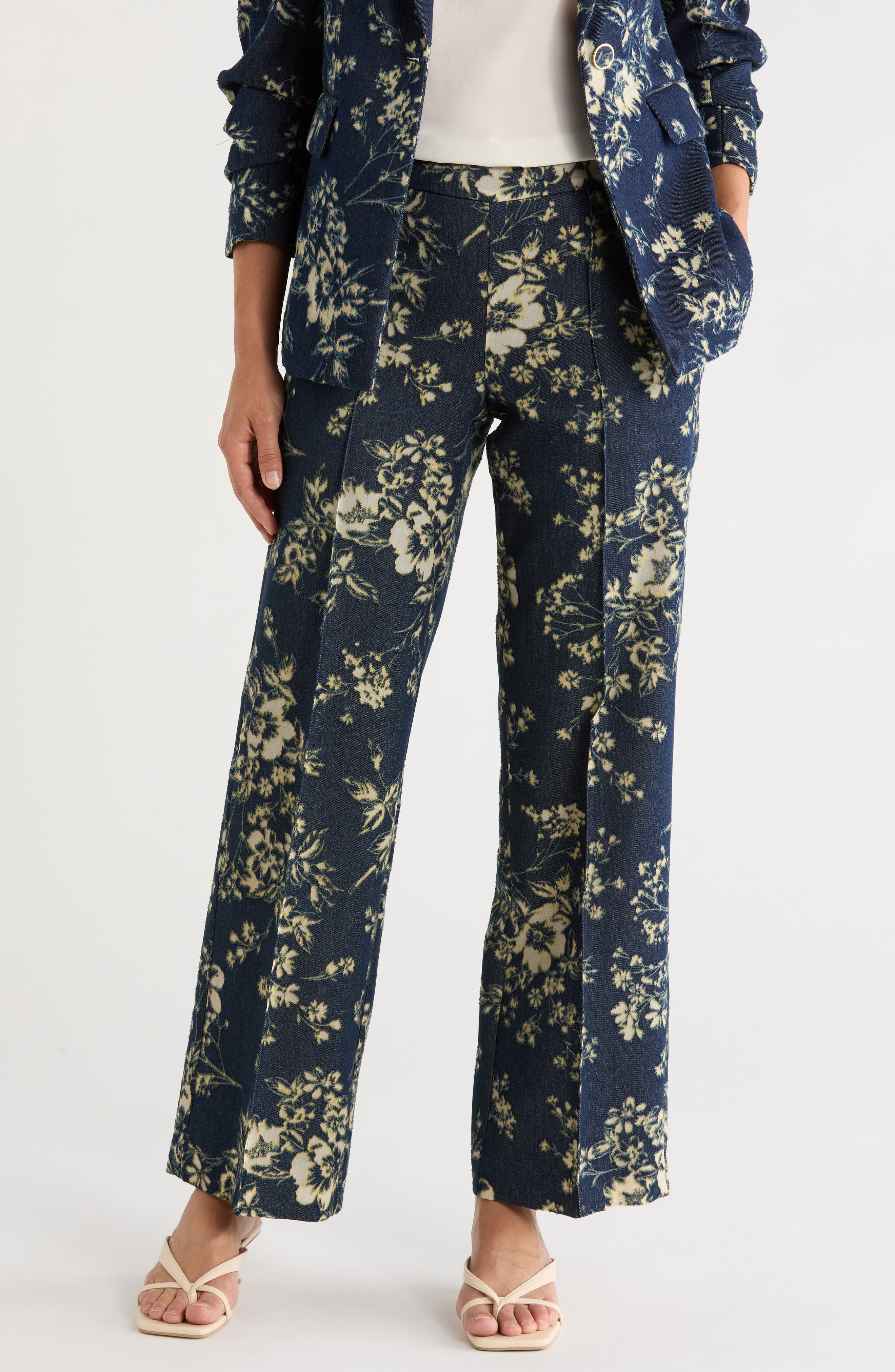 The Gabby Denim Burnout Pants