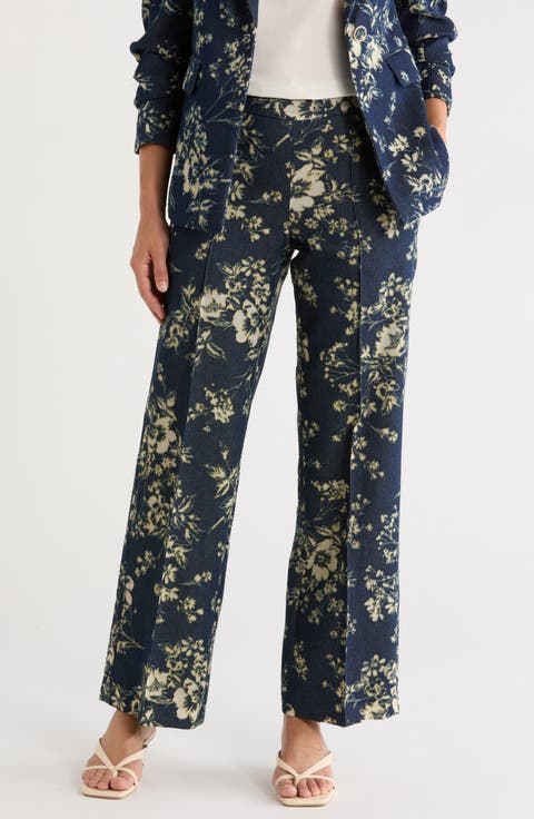 The Gabby Denim Burnout Pants