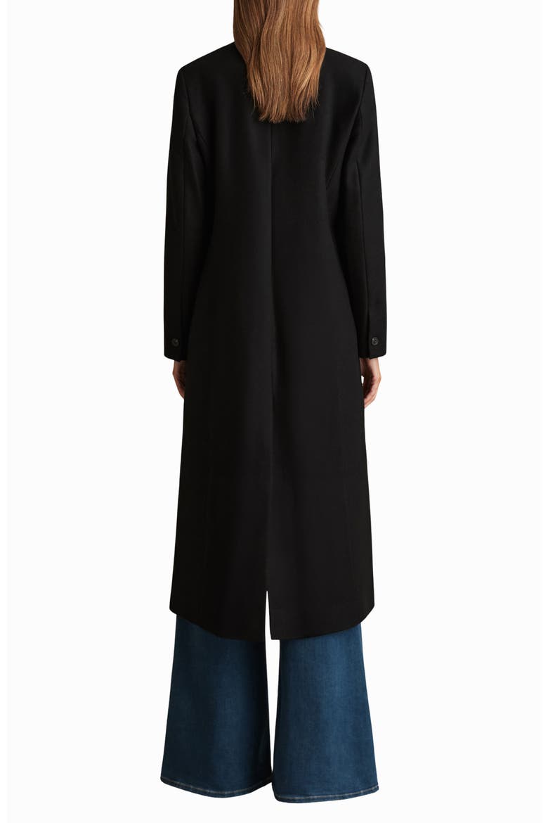 Mollie Long Coat, Alternate, color, BLACK