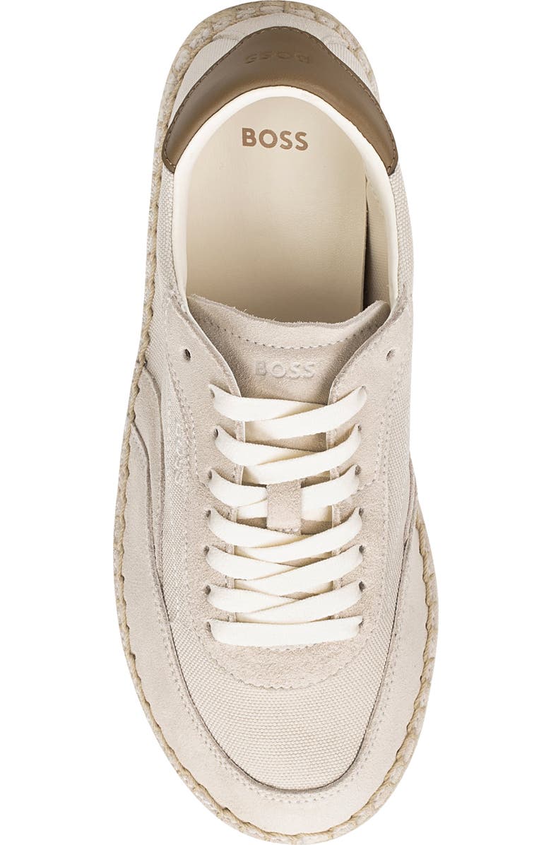 BOSS Carlynn Espadrille Sneaker, Alternate, color, Open White