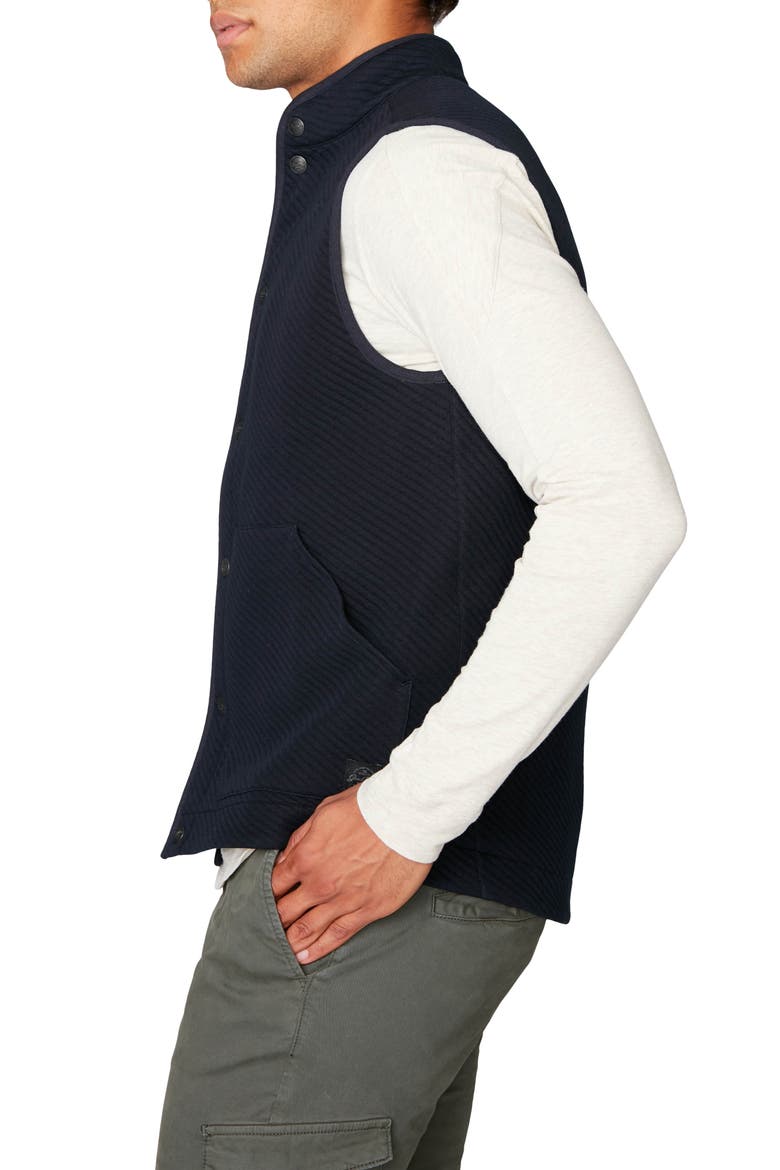 Fuji Slim Fit Vest, Alternate, color, NAVY