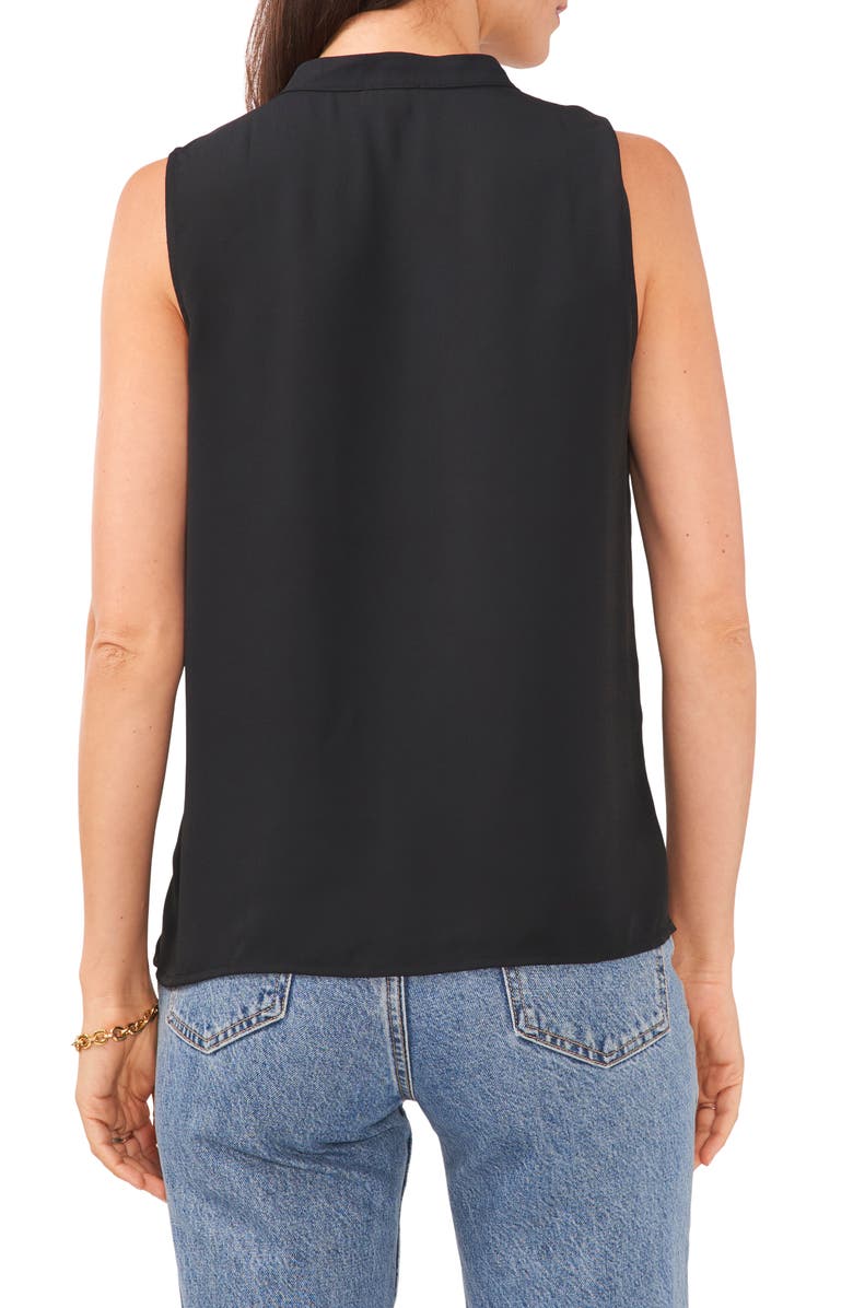 Vince Camuto V-Neck Sleeveless Blouse, Alternate, color,