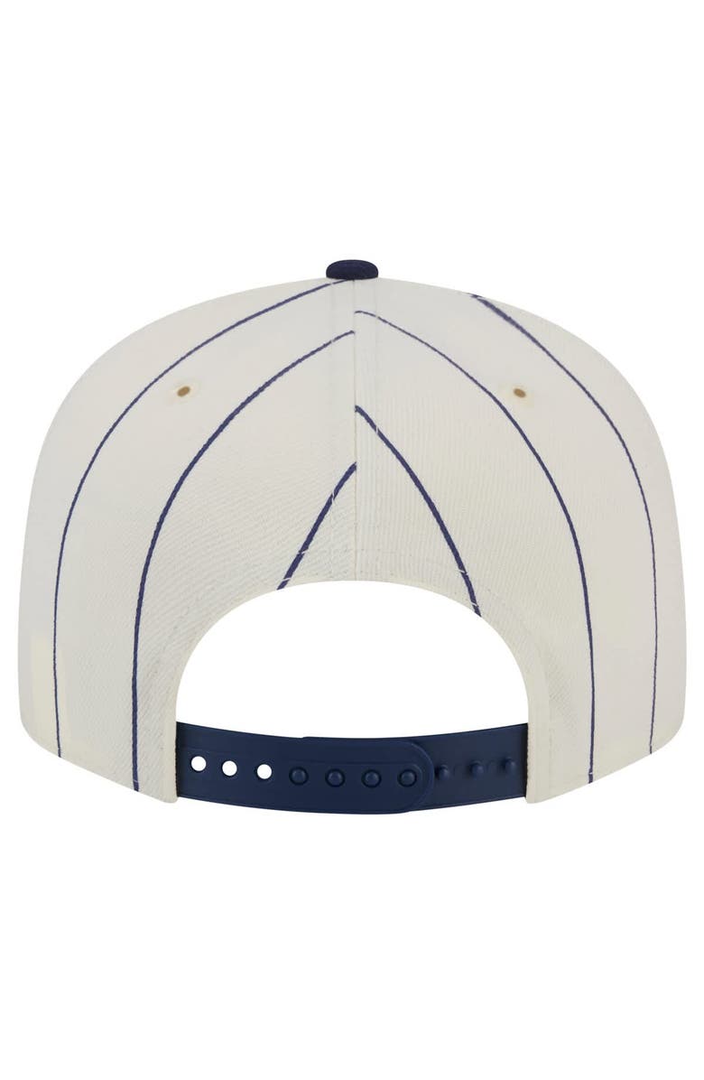 New Era Men's New Era Cream Chicago White Sox Jersey Pinstripe 9FIFTY Snapback Hat, Alternate, color, Cream