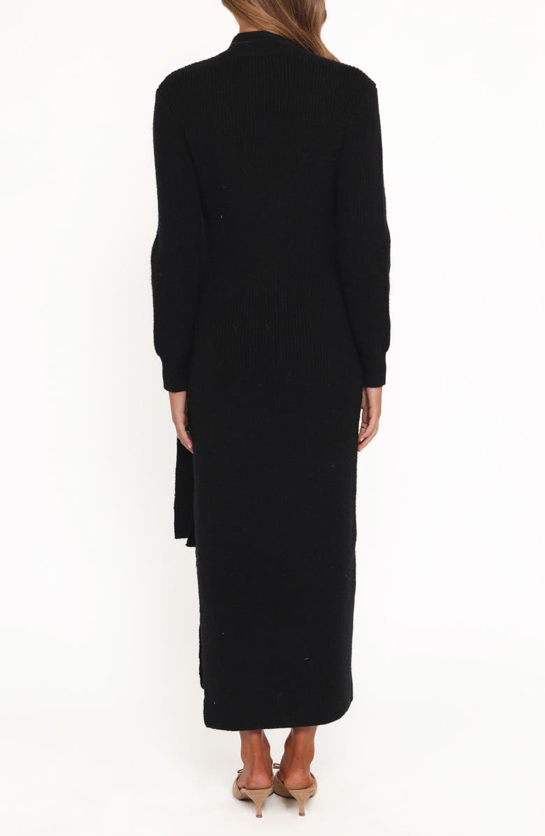 Petal & Pup Aerin Long Sleeve Knit Dress, Alternate, color, Black