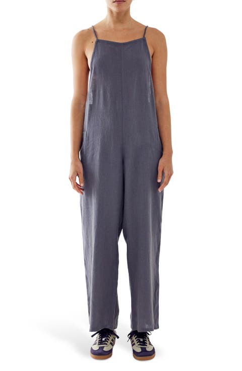 Linen Blend Overalls