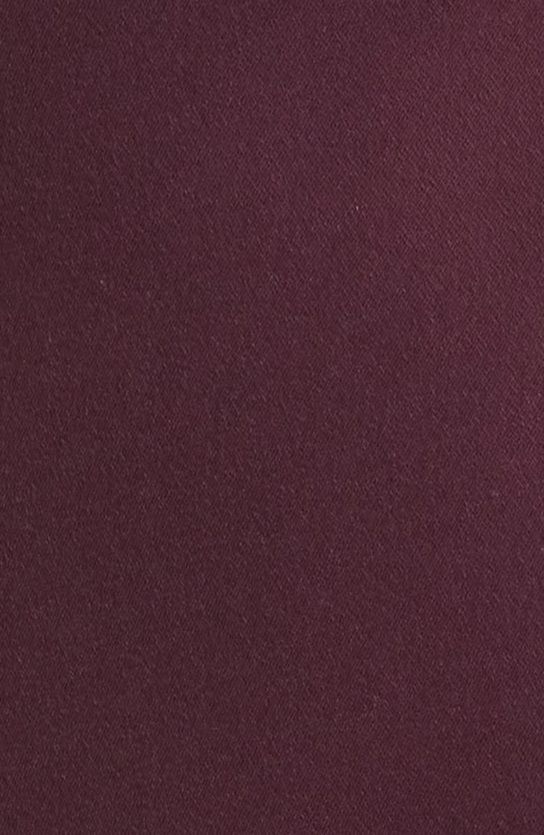 Black Halo Floella Asymmetric Jumpsuit, Alternate, color, Oxblood