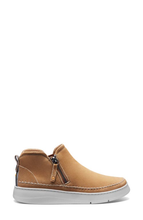 Samuel Hubbard Featherlight Laguna Zip Sneaker In Brown