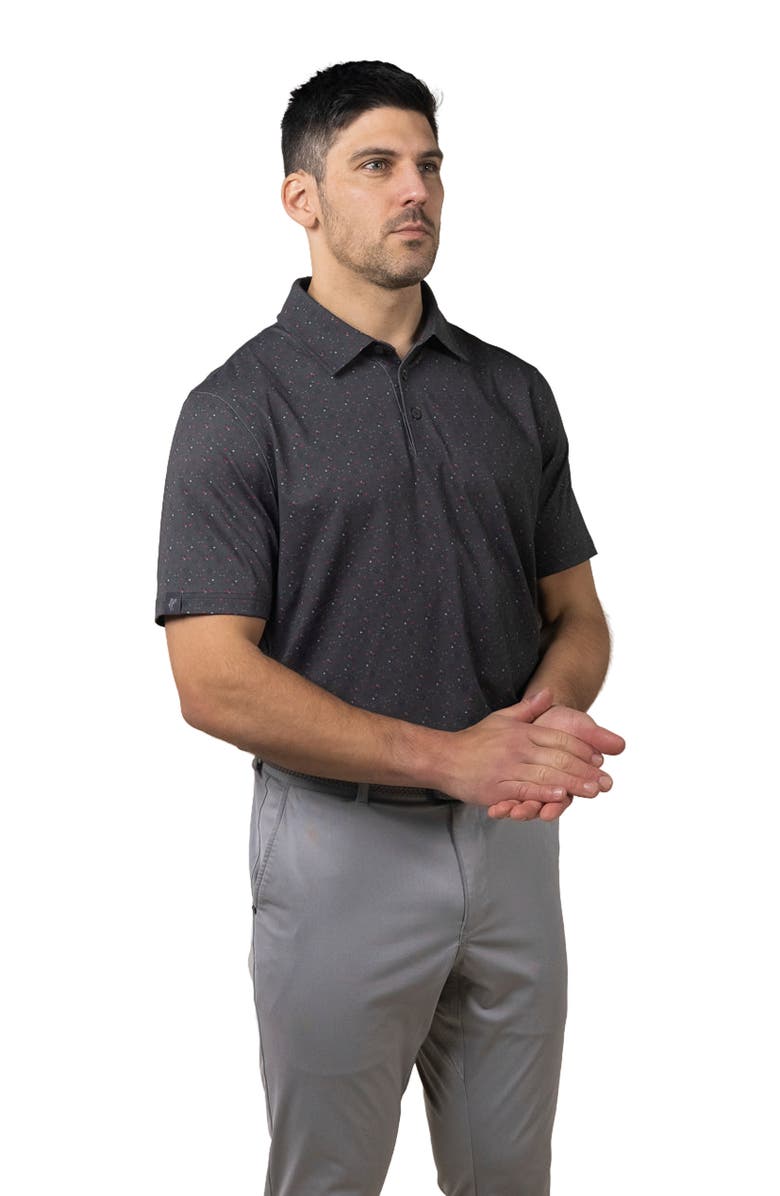 ASHWORTH GOLF Port Polo, Alternate, color, Asphalt