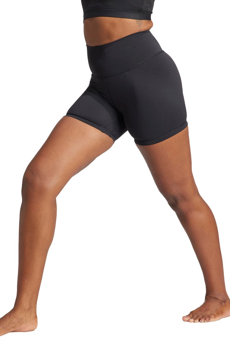 adidas All Me 5" Bike Shorts, Main, color, 