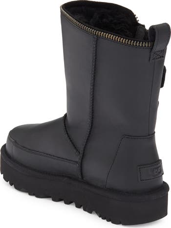 Classic Short Moto Platform Boot