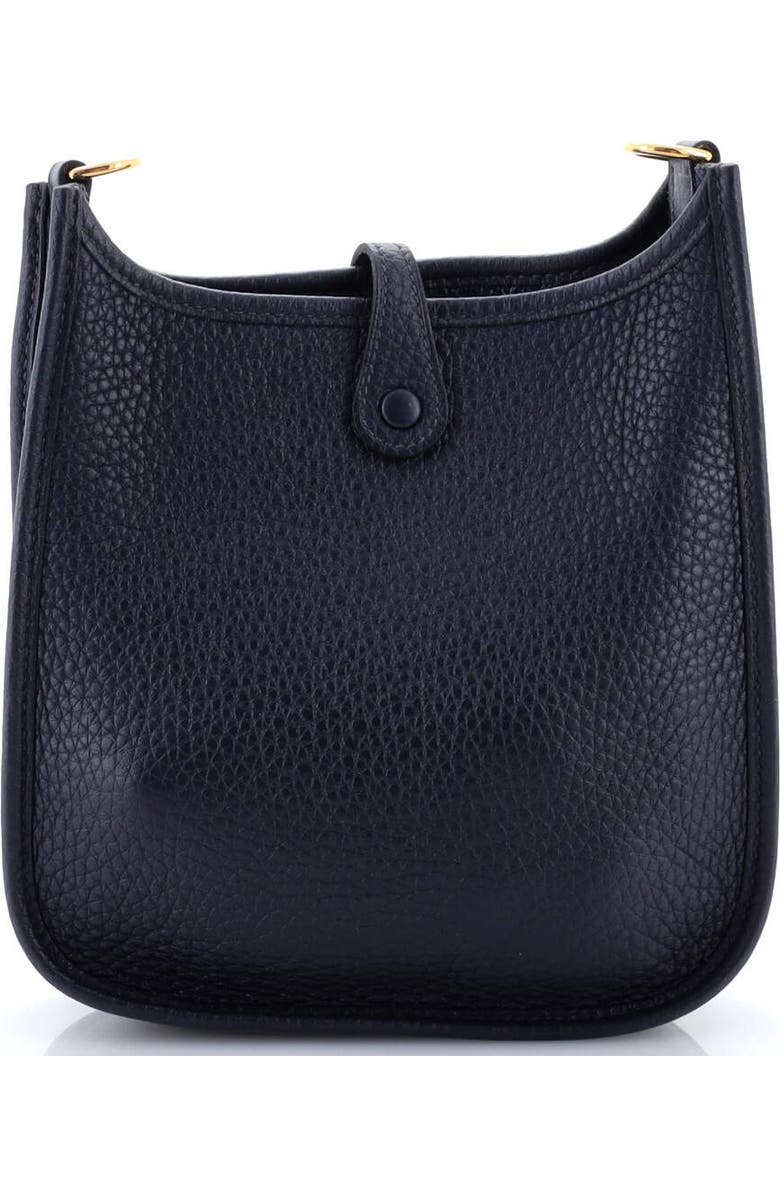 Pre-Owned Hermes Evelyne Bag Gen III Clemence TPM, Alternate, color, Bleu Nuit