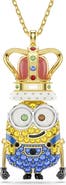 Swarovski Minions® King Bob Crystal Pendant Necklace
