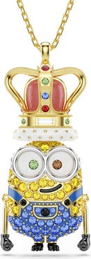 Swarovski Minions® King Bob Crystal Pendant Necklace