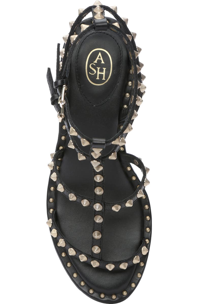 Ash Jen Studded Ankle Strap Sandal, Alternate, color,
