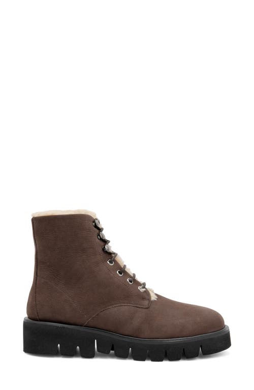 Amalfi By Rangoni Rivoli Faux Shearling Bootie In Brown