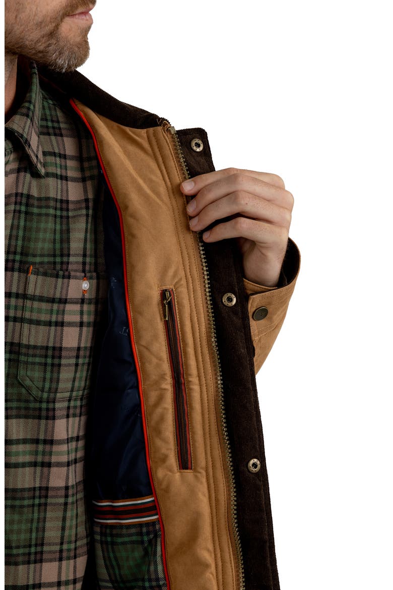 Four Pocket Water & Wrinkle Resistant Barn Coat, Alternate, color, WHISKEY