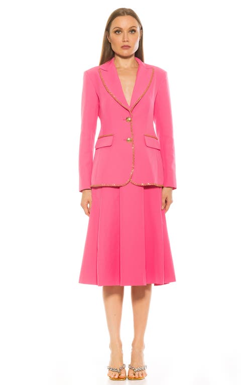 Alexia Admor Illia Skirt In Hot Pink