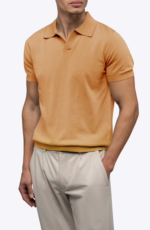 Istanbul Johnny Collar Cotton Bend Polo