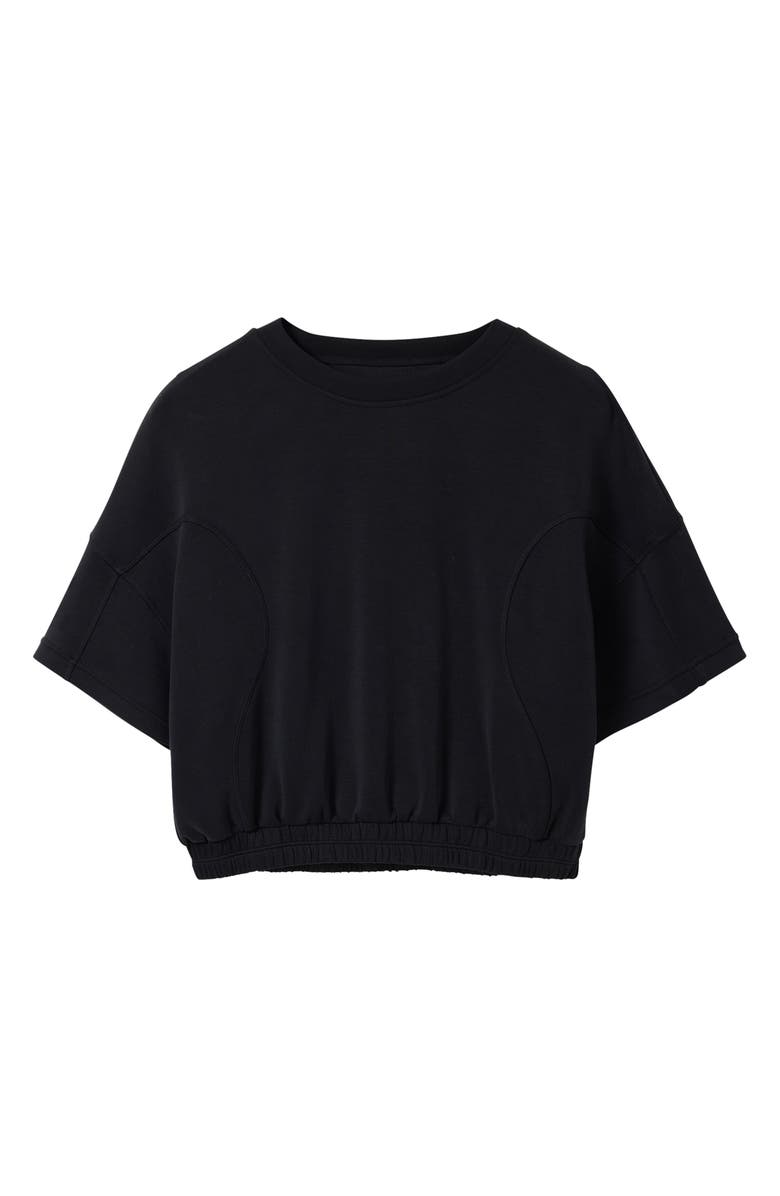 Desigual Short Sleeve Crop Sweatshirt, Alternate, color, 