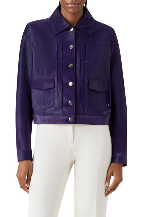 Hilbert Suede Trucker Jacket