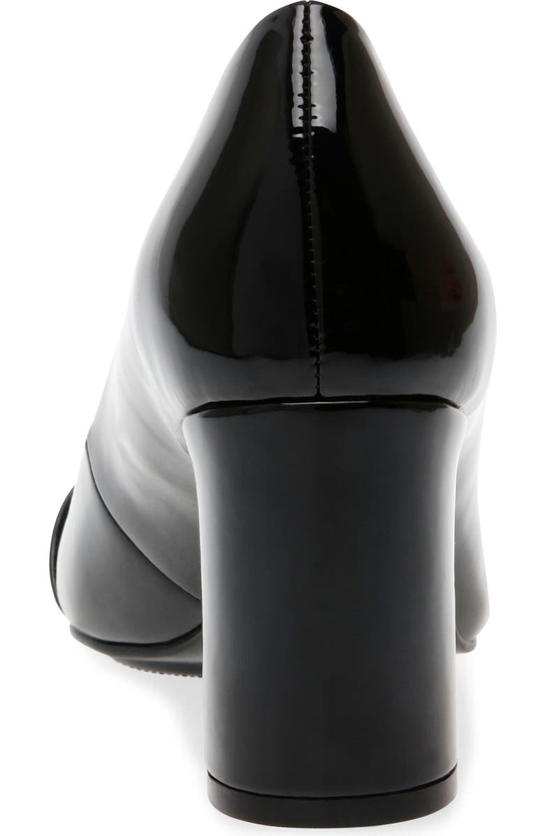 Anne Klein Bentley Buckle Pump, Alternate, color, Black Patent