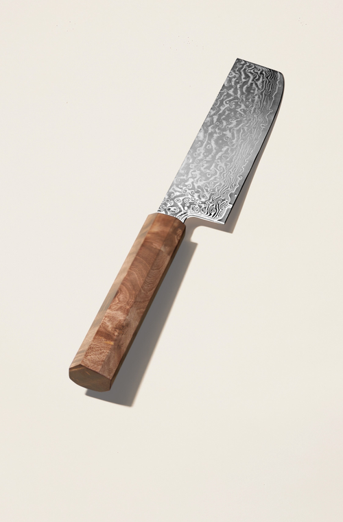Italic Kumo Knife Set With Cutting Board In Stabilized Maple
