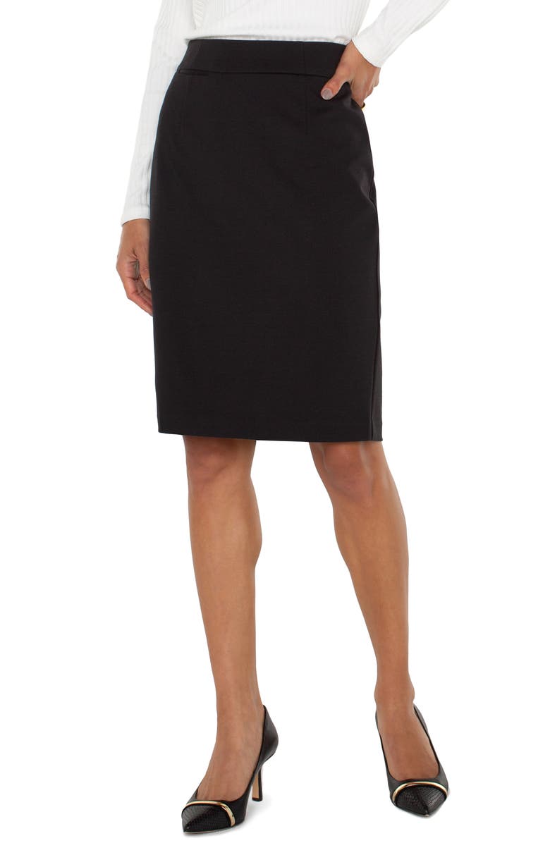 Liverpool Los Angeles Ponte Knit Pencil Skirt, Alternate, color, 