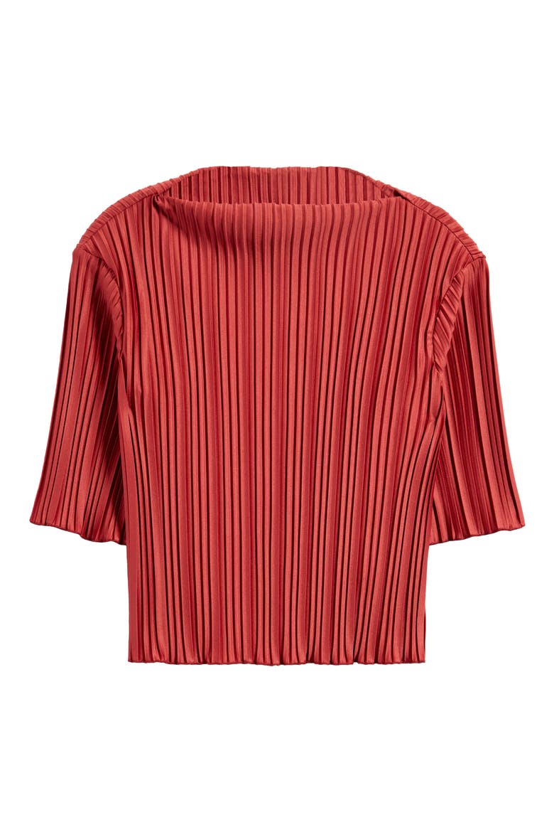 Spencer Knit Top, Alternate, color, BURNT RED