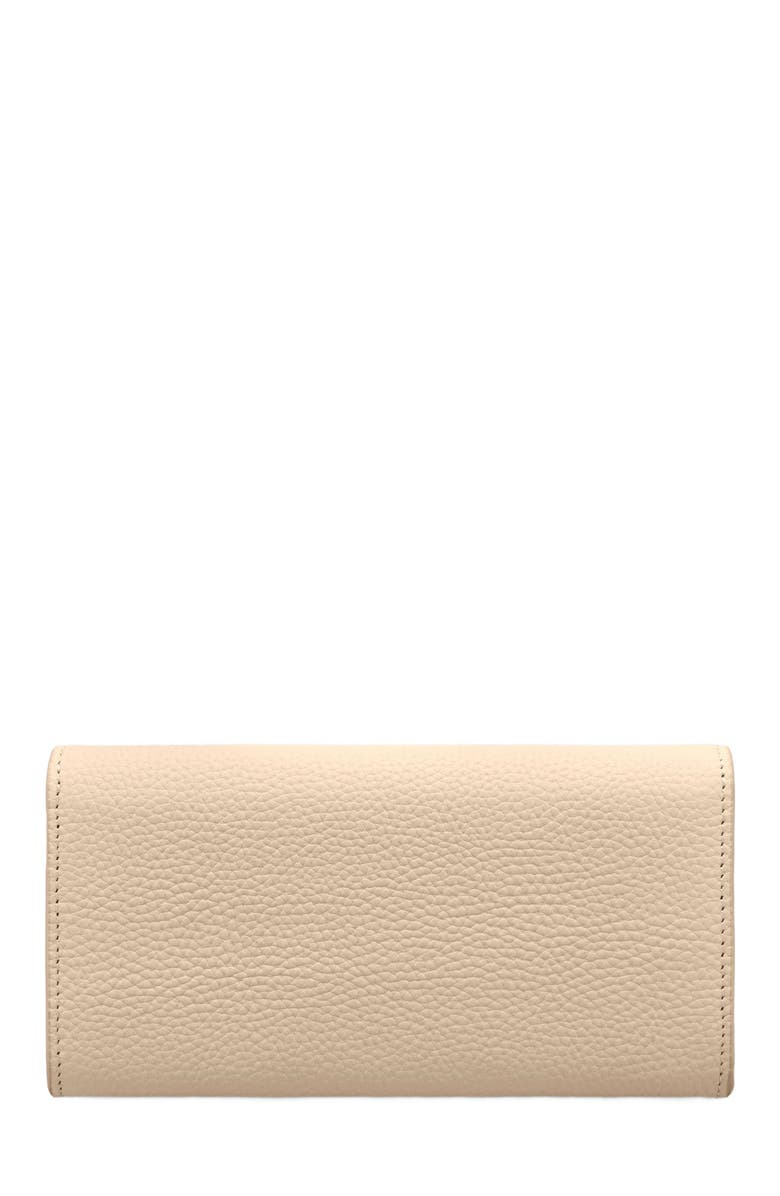 MAISON de SABRÉ Long Leather Flap Wallet, Alternate, color, Saharan Fuchsia