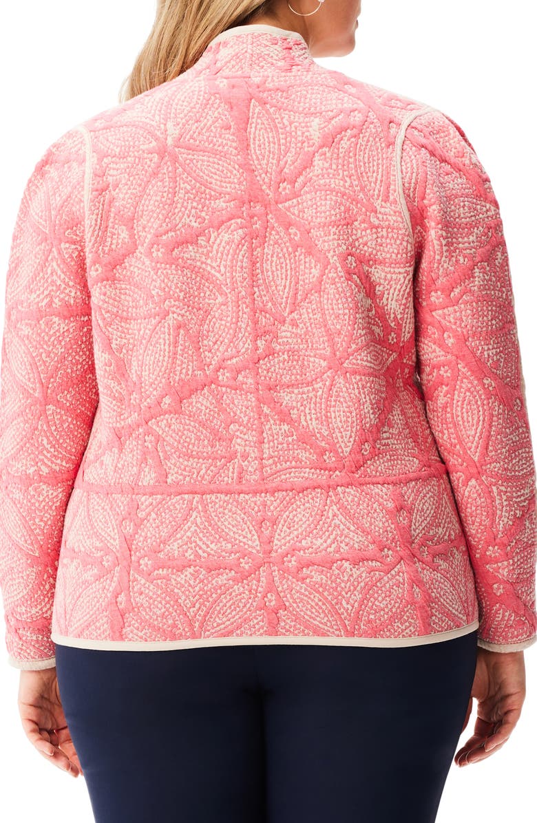 NIC+ZOE Jetset Knit Jacket, Alternate, color, Pink Multi