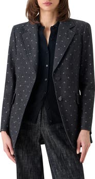 Akris punto Dots on Denim Blazer