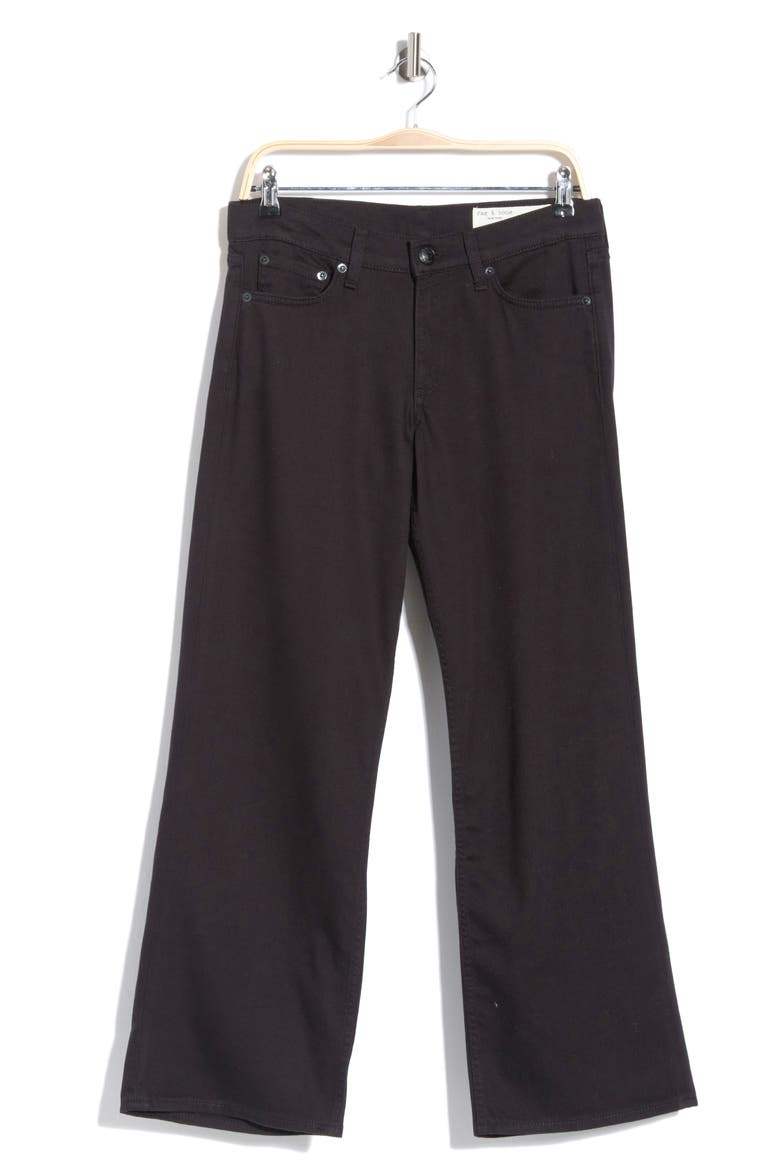 Cam Ankle Straight Leg Jeans, Main, color, BLACK
