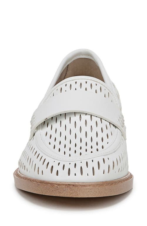Franco Sarto Alison Lasercut Loafer In White