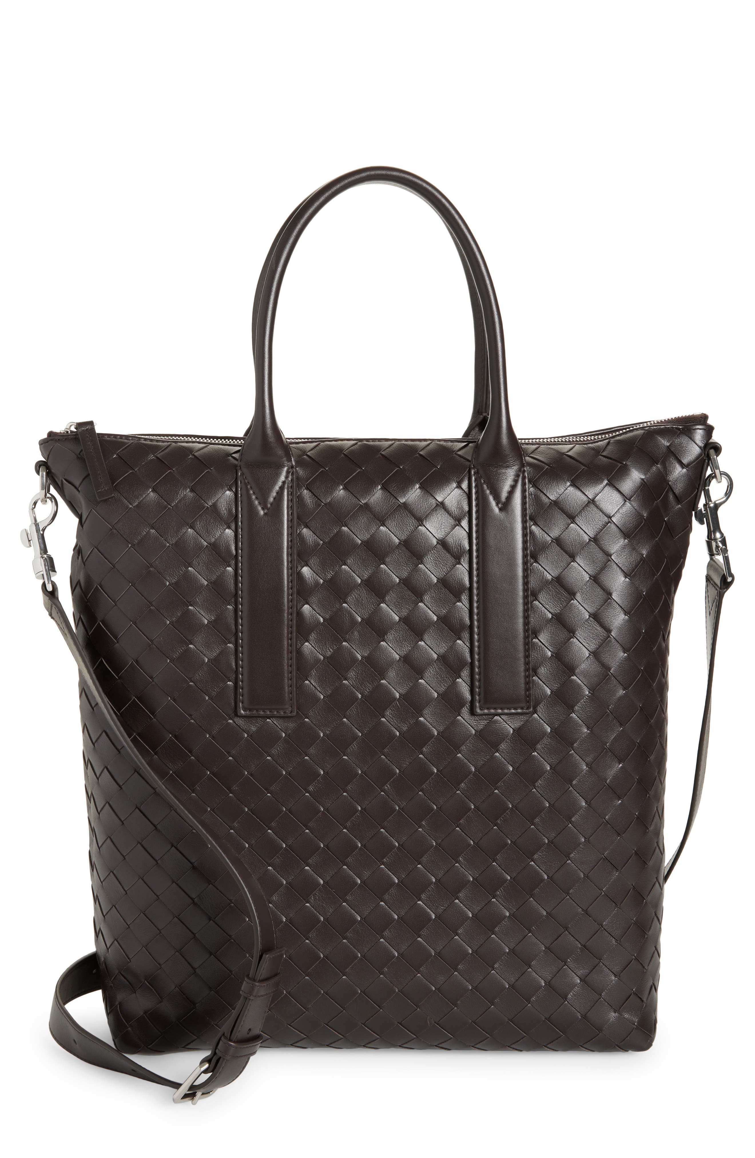 Bottega Veneta Classic Intrecciato North/South Crossbody Bag, Main, color, 