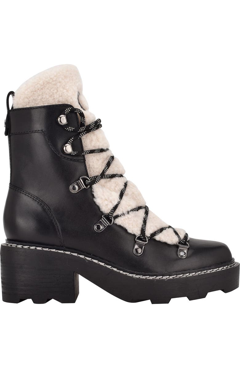 Calvin Klein Alaina Faux Shearling Boot, Alternate, color,