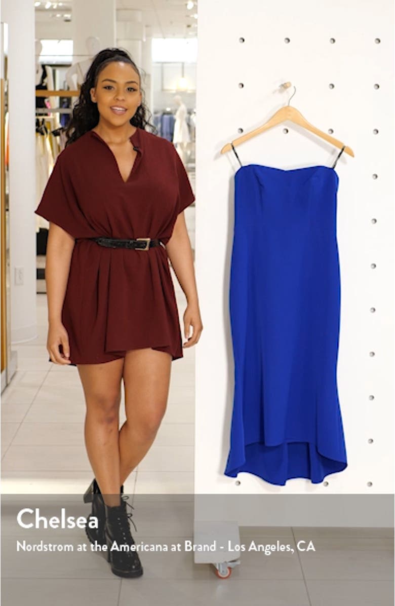 Strapless Fishtail Dress, sales video thumbnail