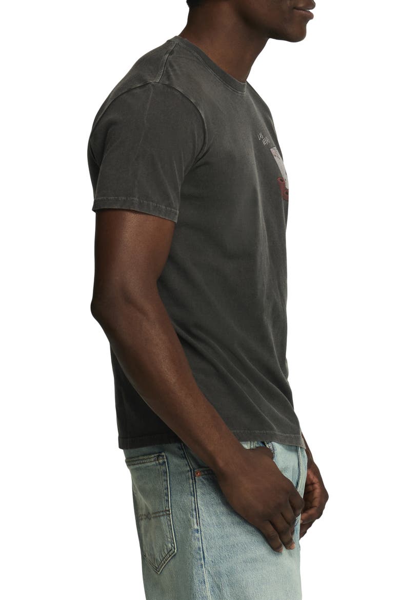 Vegas Poker Club Cotton Graphic T-Shirt, Alternate, color, JET BLACK