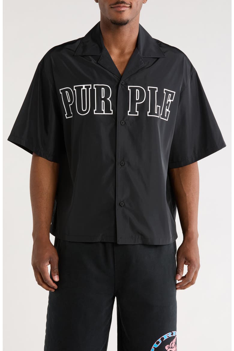 Everyday Camp Shirt, Main, color, BLACK