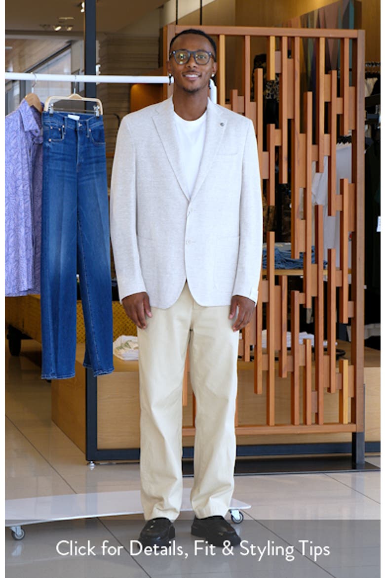 Hampton Tan Mélange Knit Linen Blend Sport Coat video