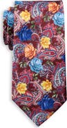 Synrgy by DXL Big & Tall Printed Floral Paisley Tie