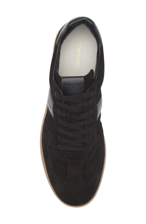 Tom Ford T Low Top Sneaker In Black