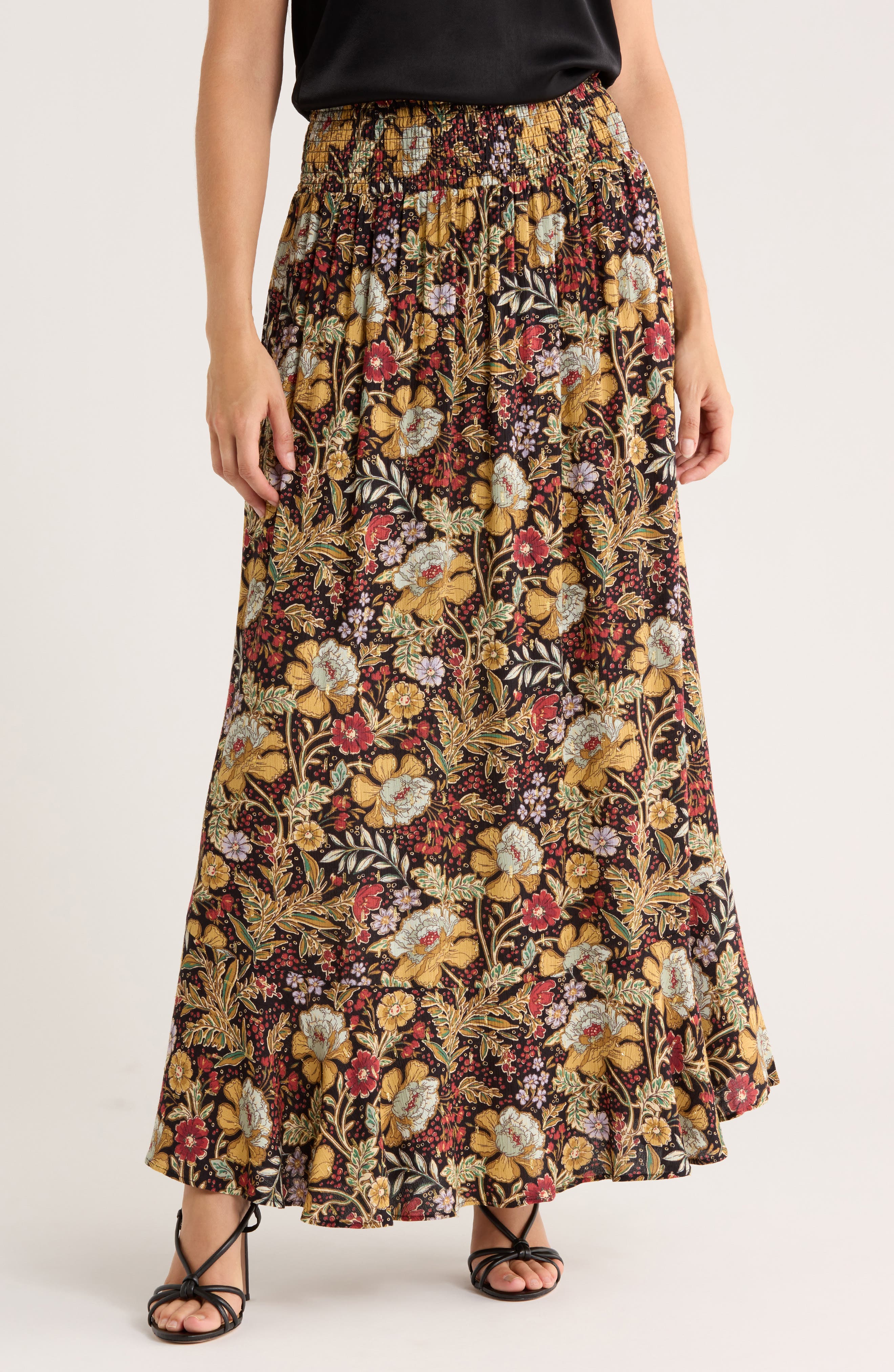 DR2 by Daniel Rainn Pull-On Maxi Skirt