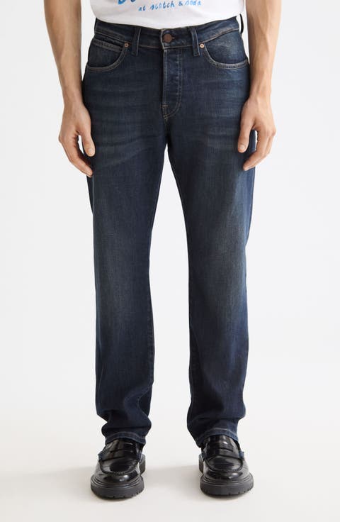 The Zee Straight Fit Jeans (Paint it Blauw)