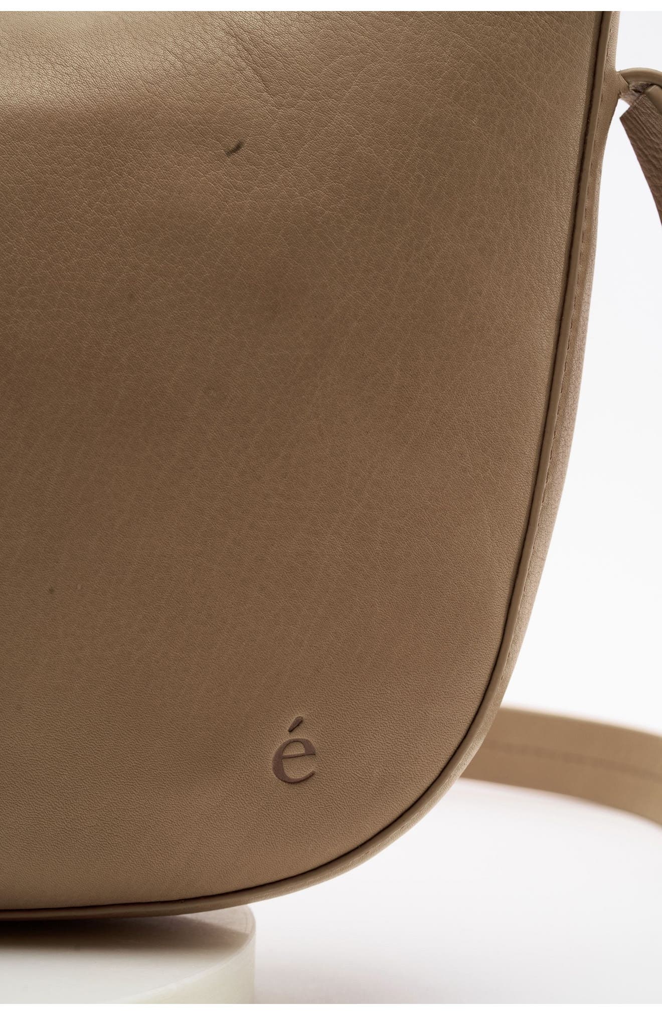Peggy Leather Shoulder Bag, Alternate, color, OATMEAL