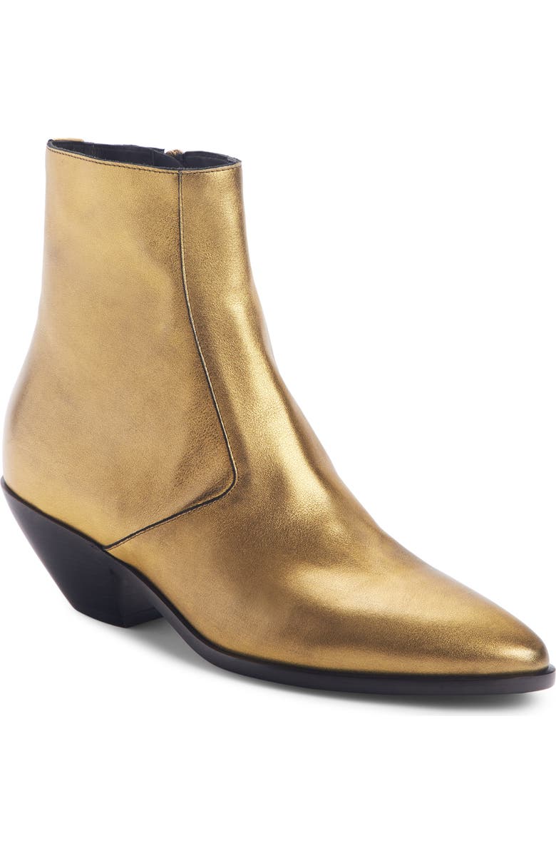 Saint Laurent West Zip Bootie, Main, color,