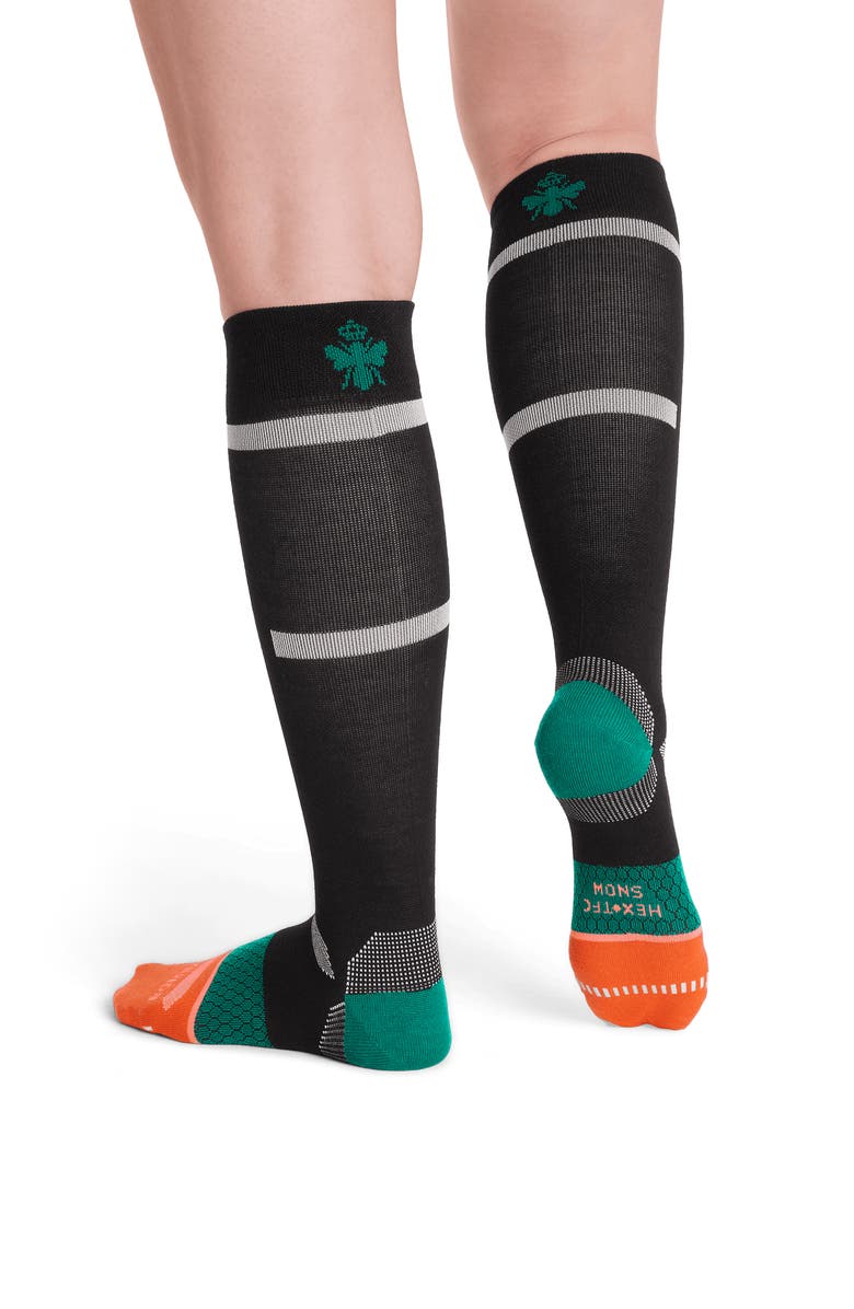 Bombas Merino Wool Blend Knee High Ski Socks, Alternate, color, 