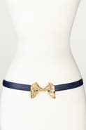 Raina Belts Harvey Horse Clasp Leather Belt