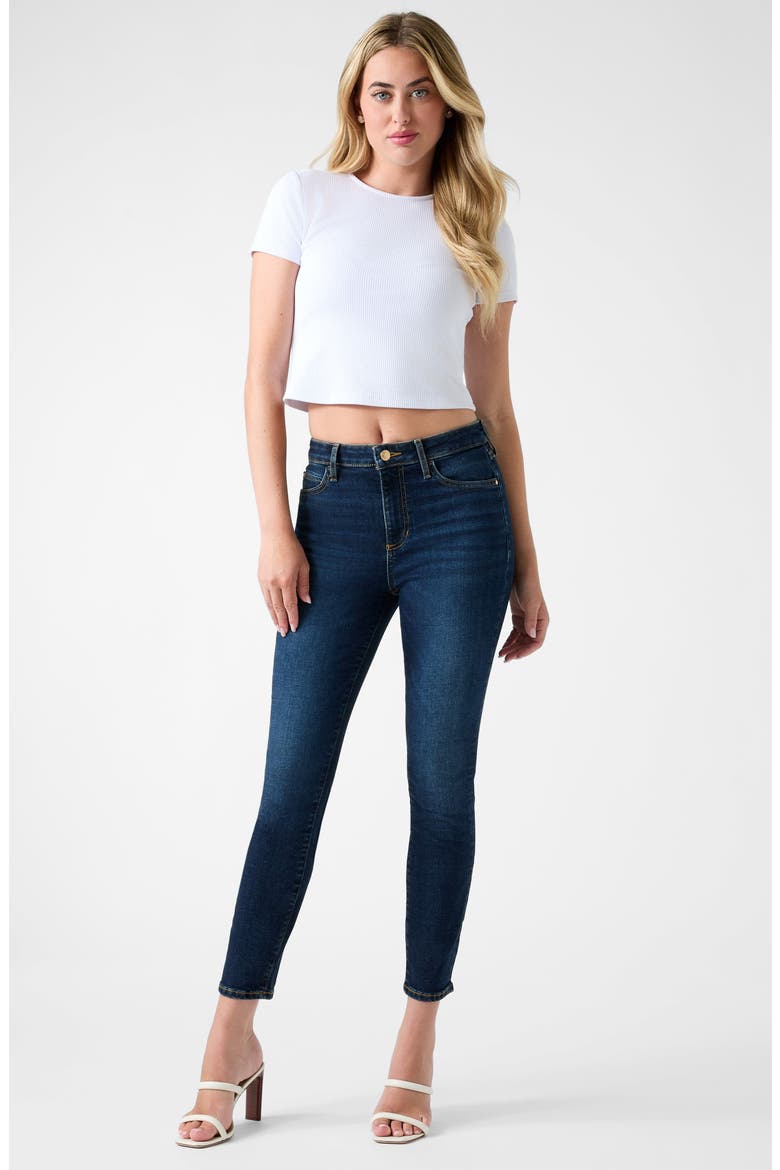 1981 High Waist Skinny Jeans, Alternate, color, DUDW-MEDIU