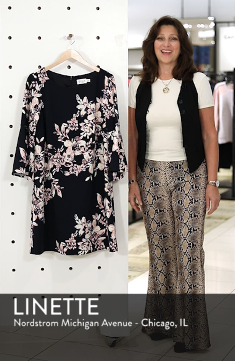 Bell Sleeve Shift Dress, sales video thumbnail