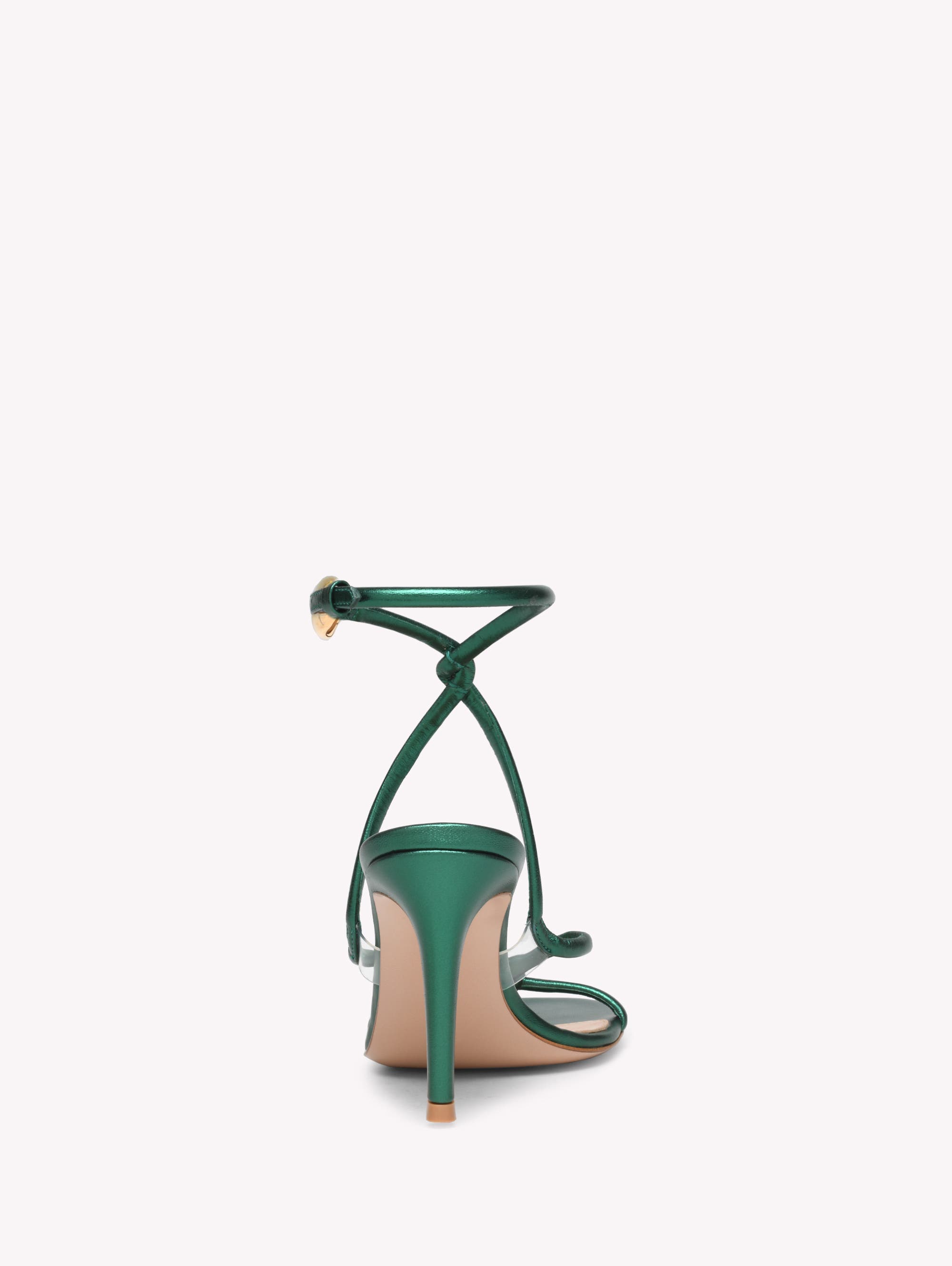 Gianvito Rossi Jungle Mamba 85 Sandals, Alternate, color, Black